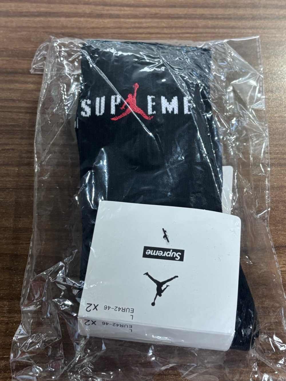 Supreme Socks Jordan New Black M24658511878 100% Authentic Supreme